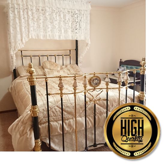 Timeless Antiques Antique Brass Bed, Wrought Iron King Beds Australia